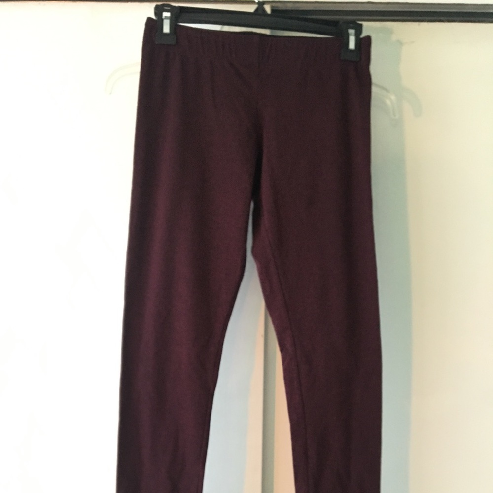 Maroon Garage Leggings